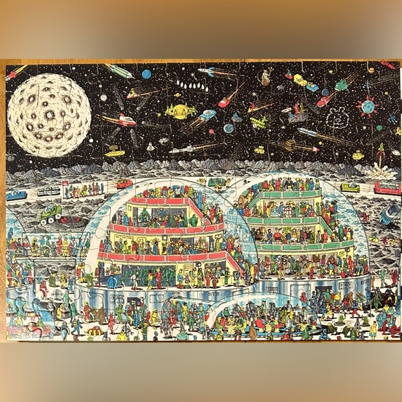 Where’s Waldo? In Hollywood Book and Puzzle The Future - Vintage 1992-1993 - Picture 11 of 12